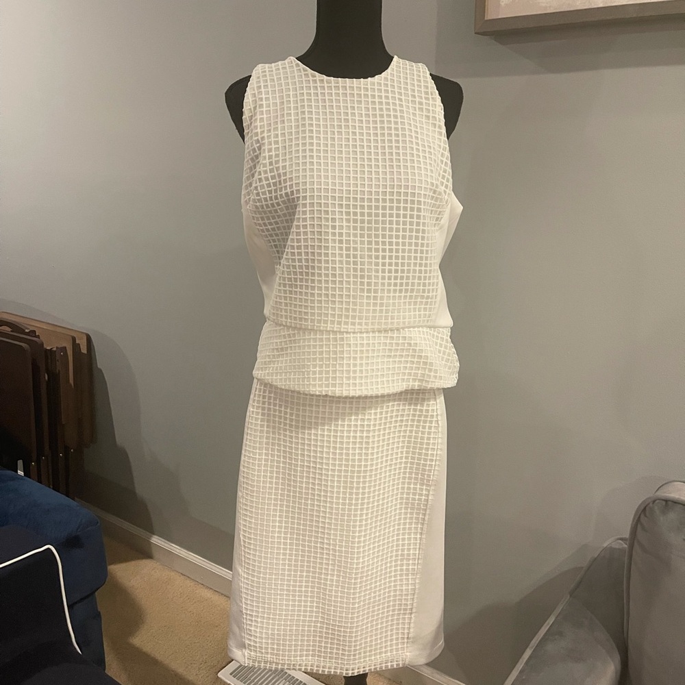 New York and company white two piece set.